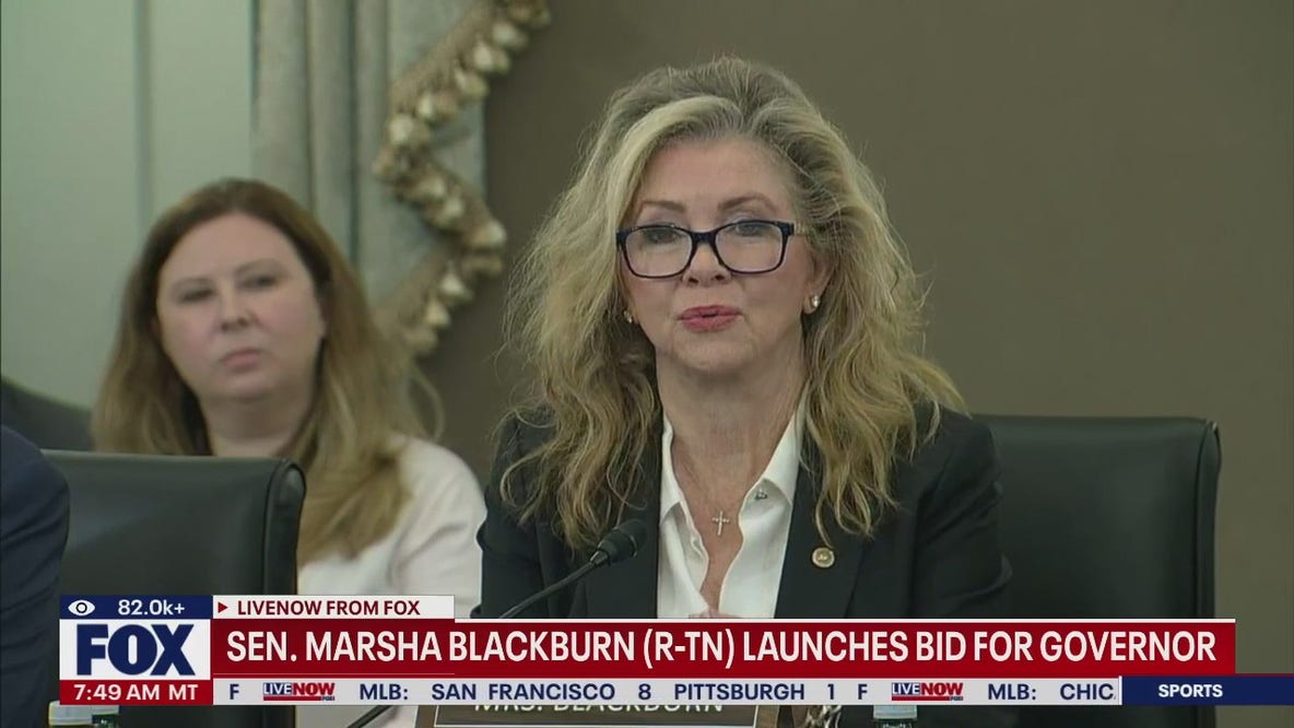 Sen. Marsha Blackburn announces TN governor bid