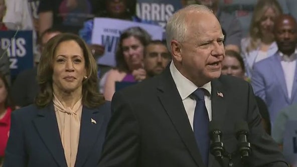 Harris picks Minnesota Gov. Tim Walz as running mate