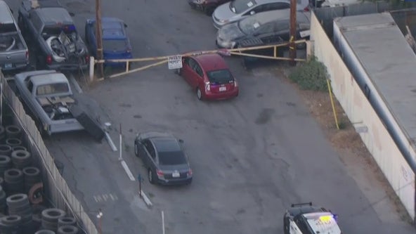 Chase suspect plows through barrier to get away