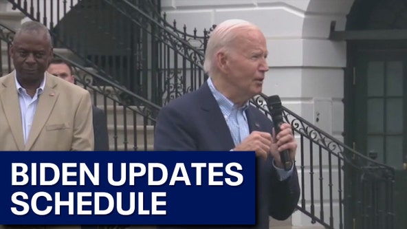 President Biden says no more events past 8 PM