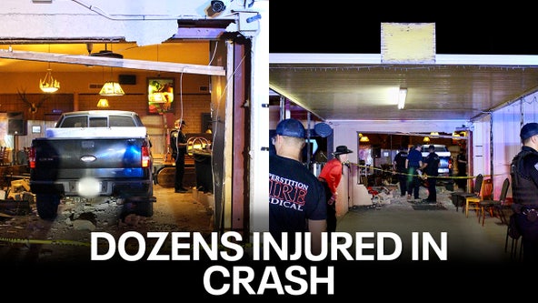 Truck plows into Elks Lodge, 30 hurt l FOX 10 Talks