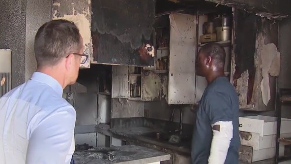 Man facing homelessness after fire