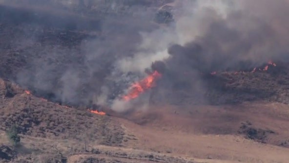 Sierra Fire burns 400 acres in Fontana