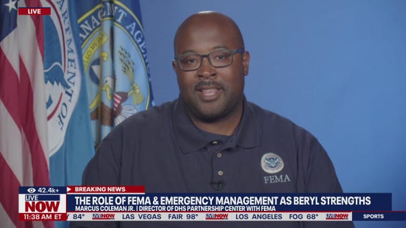 FEMA prepares for Beryl to strike as Hurricane