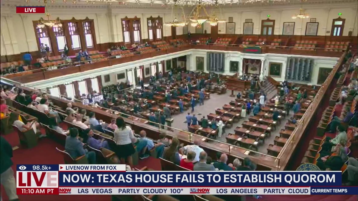 Texas House fails to reach quorum amid redistricting fight
