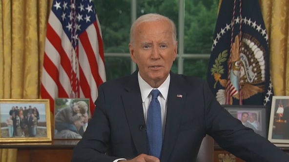 Biden speaks after ending campaign
