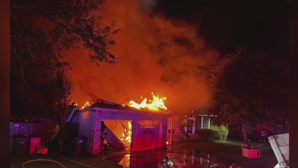 House fire in northwest Austin