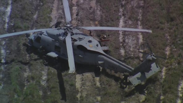SKYFOX: Navy helicopter emergency lands in Volusia County