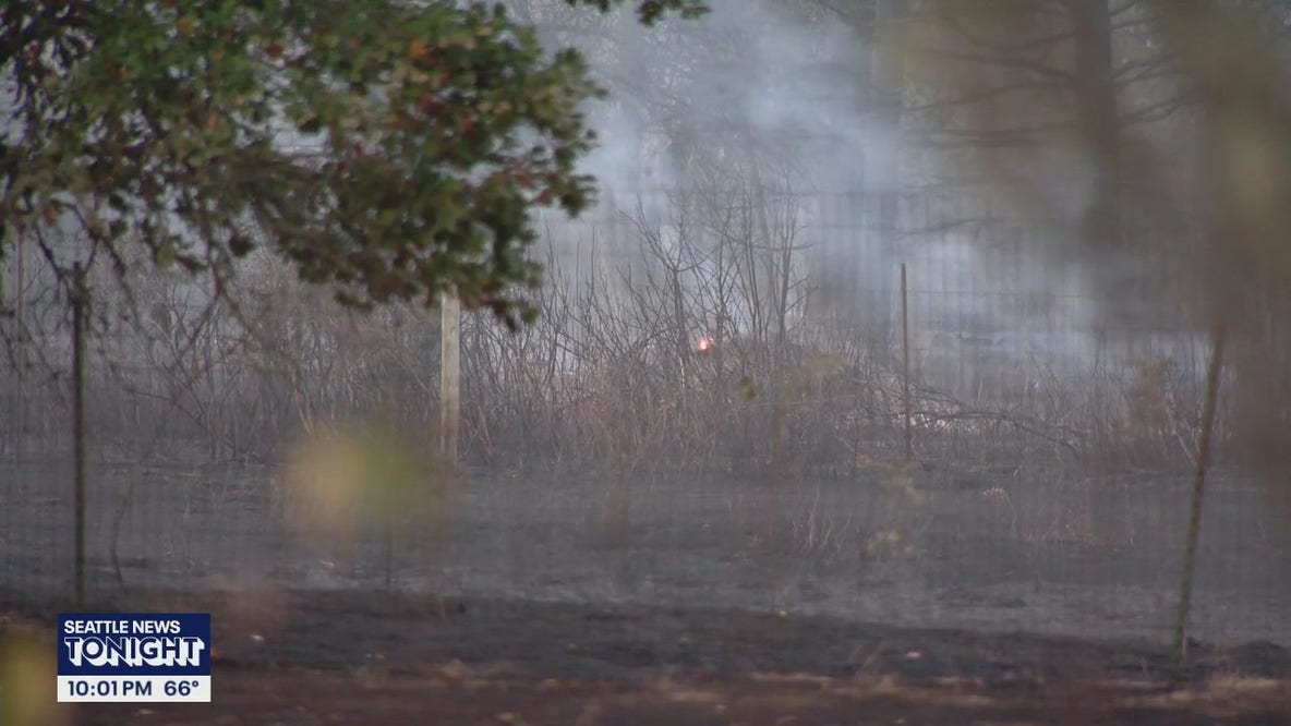 Thurston County wildfire triggers evacuations near Rainier