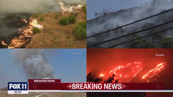 Wildfires burning across SoCal: Team coverage