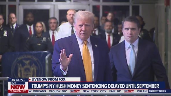 Trump's NY hush money sentencing delayed until September
