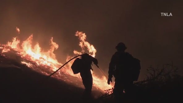 San Gabriel Canyon fire prompts evacuation