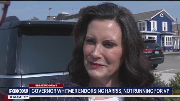 Gretchen Whitmer not running for Vice President
