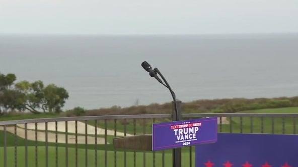 Trump in SoCal, set to deliverer speech at Trump National Golf Course