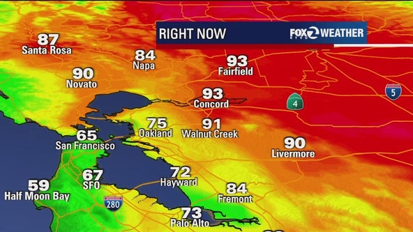 Prolonged heatwave headed for Bay Area