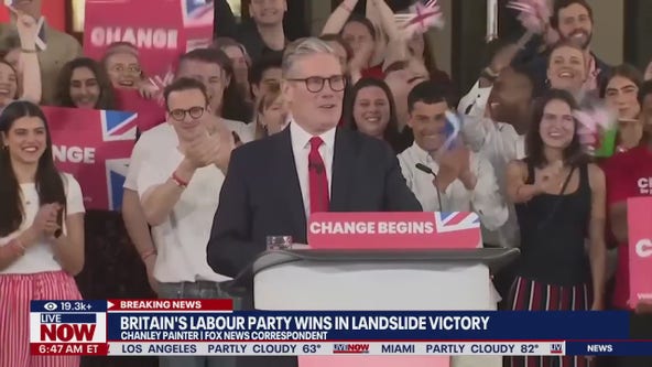 Britain's Labour Party wins in landslide victory