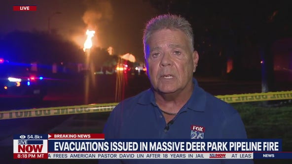 Latest on Deer Park, Texas pipeline fire