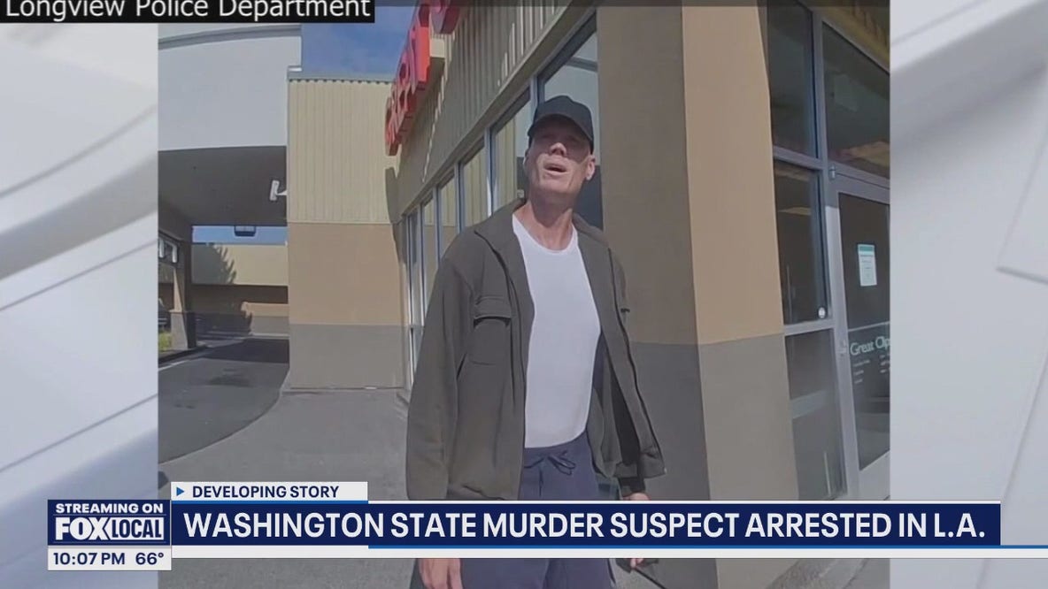 Murder suspect's 3-state chase ends in California