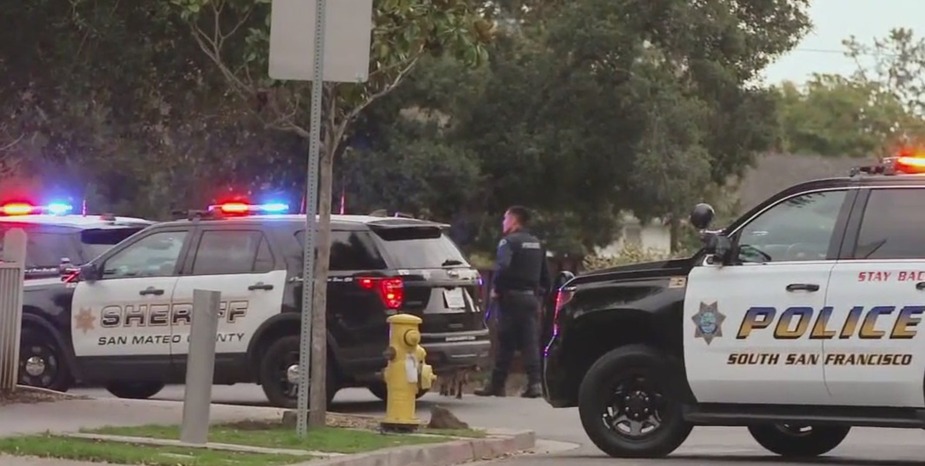 Peninsula police officer shot in ambush-style attack, suspect at large