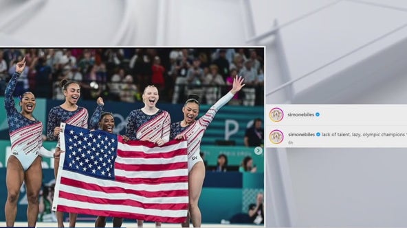 Simone Biles throws shade at former teammate