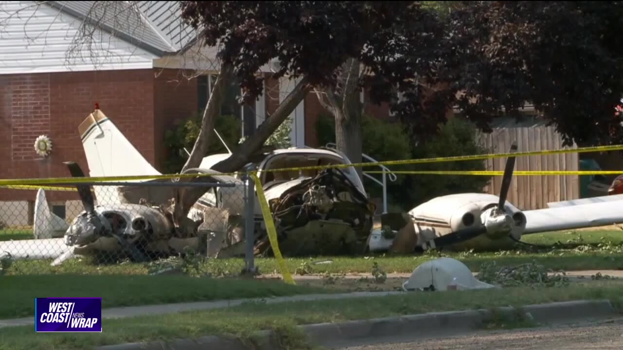 Plane crashes in Utah front yard  | West Coast Wrap