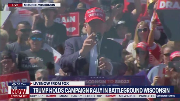 Trump speaks in battleground Wisconsin