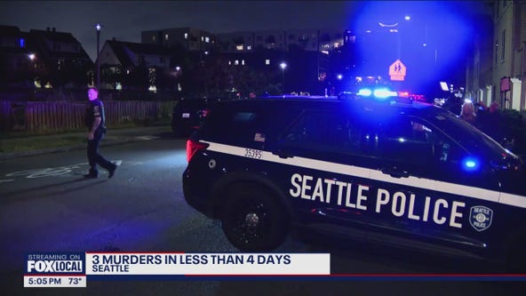 Seattle Police: 3 murders in less than 4 days