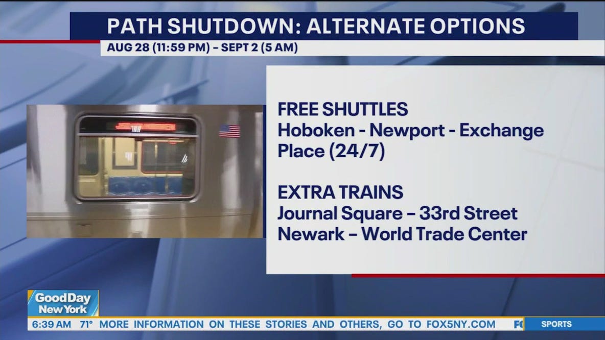 Hoboken PATH station to close until Sept. 2 for emergency switch repairs