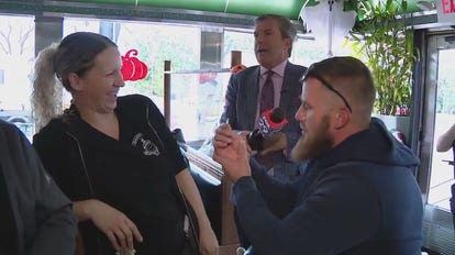 Surprise Proposal During The Breakfast Shift!