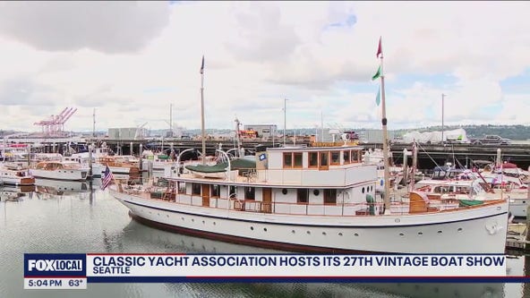 Classic yachts, boats parade Puget Sound for Bell Harbor Rendezvous