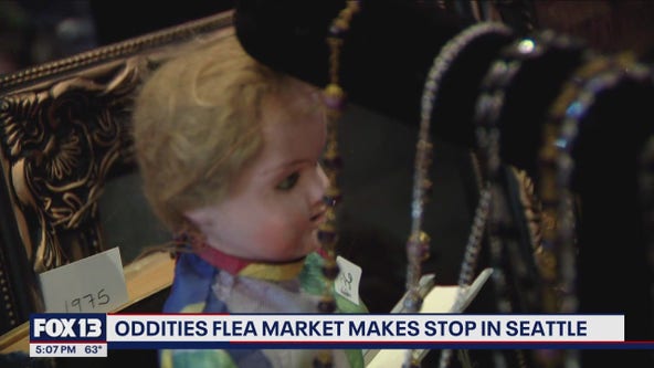 Interesting items for sale as Oddities Flea Market makes first stop in Seattle
