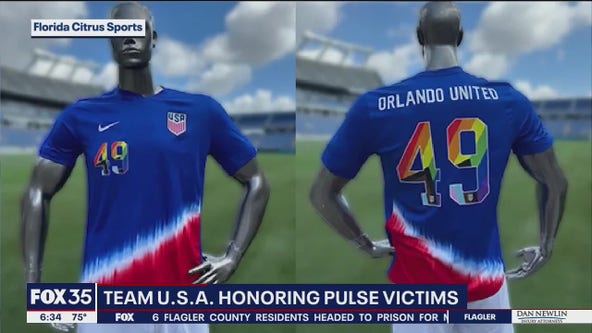Team USA honoring Pulse nightclub victims