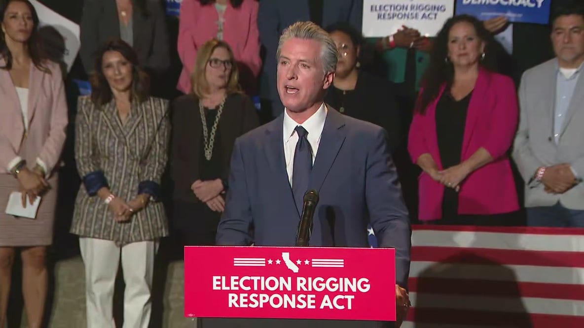 Full video: Gov. Gavin Newsom unveils redistricting plan for California in response to Texas
