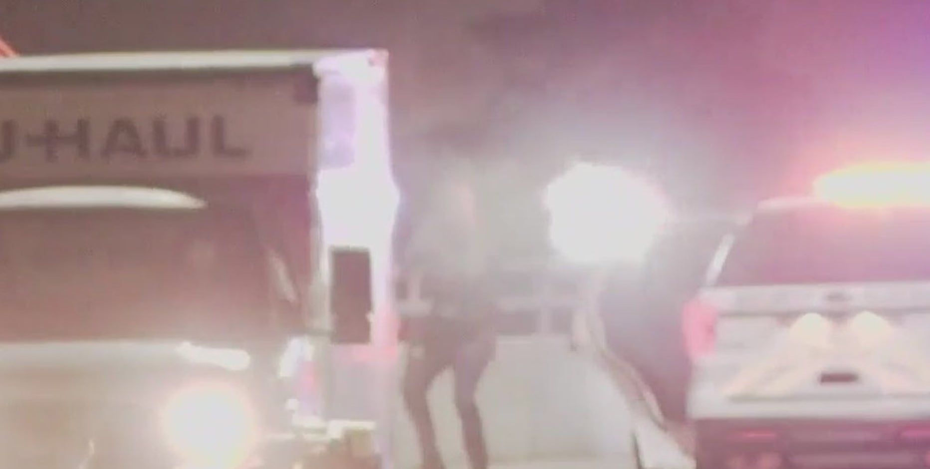 Coast Guard fires at U-Haul in Oakland amid immigration protest; driver in FBI custody