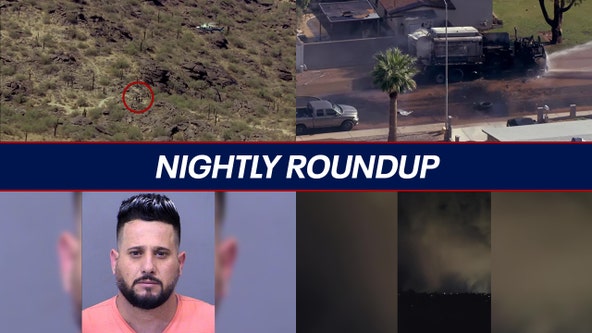 AZ theft arrest; Mesa truck fire | Nightly Roundup