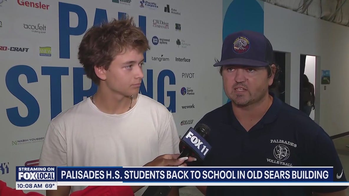 Palisades HS students back to school in old Sears building