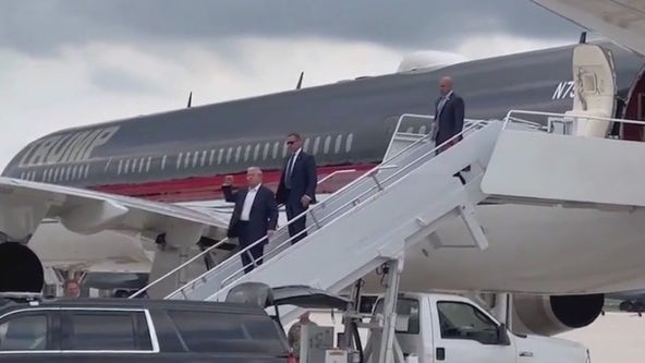 Trump arrives at RNC