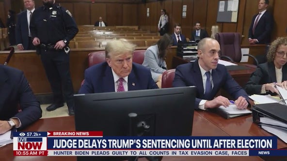 Trump's sentencing delayed until after election