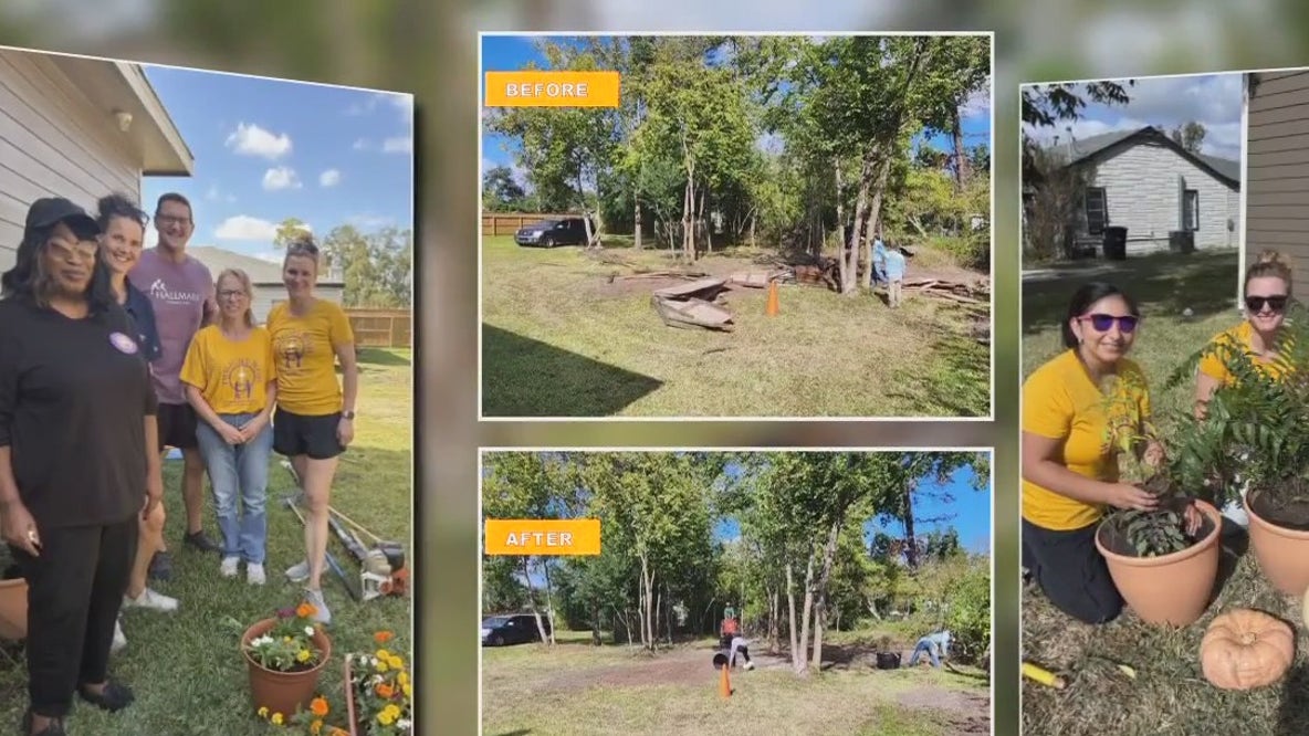 Twilight Wish makes 70-year-old grandmother's wish come true by cleaning up her backyard