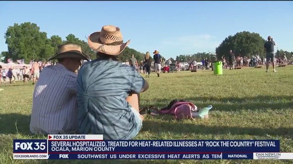 Nearly 2 dozen hospitalized after attending Central Florida Rock the Country music festival