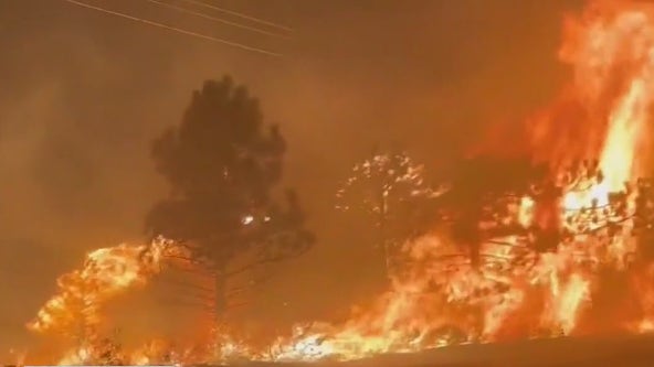 Bridge Fire continues to burn Southern California