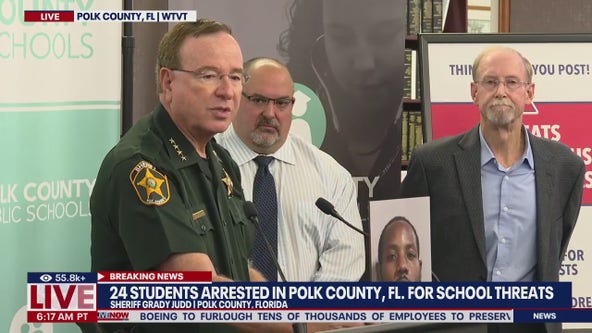 24 students arrested in Polk County for school threats