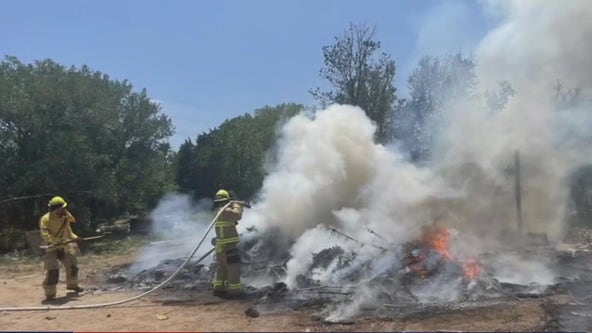 AFD responds to trash fire in west Austin