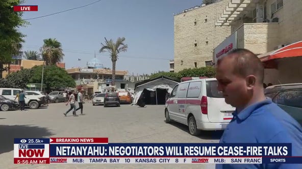 Netanyahu: Negotiators resume cease-fire talks
