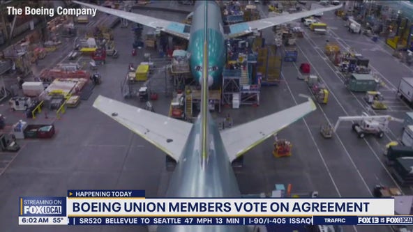 Boeing union member voting on agreement