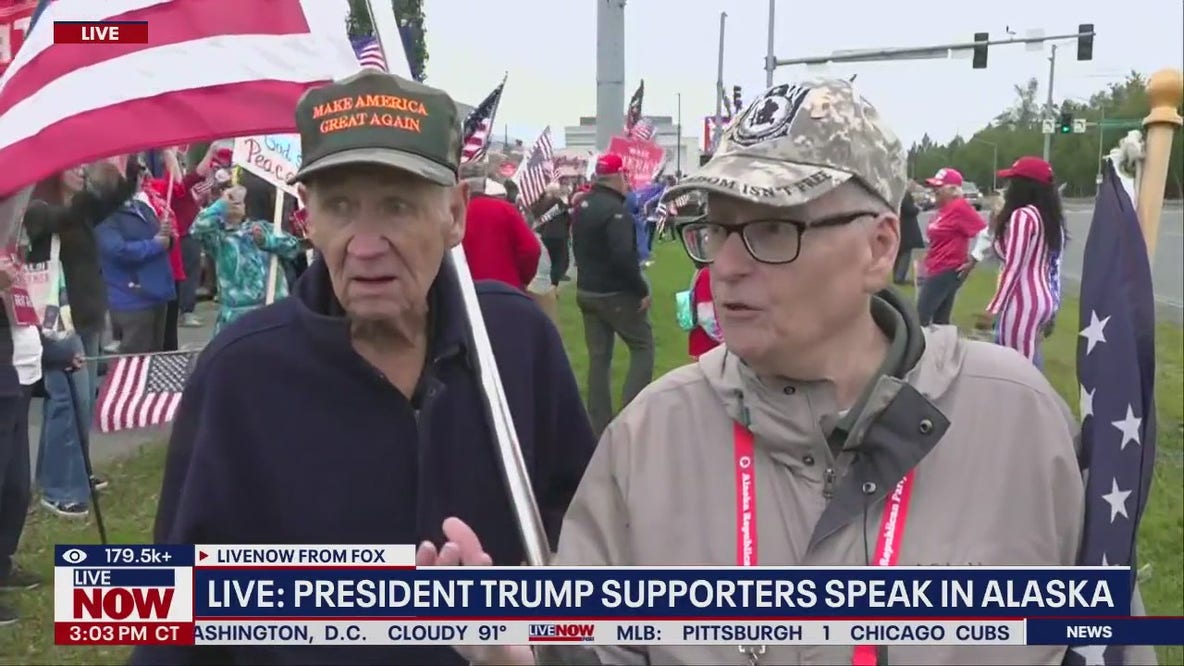 President Trump supporters rally in Anchorage, AK