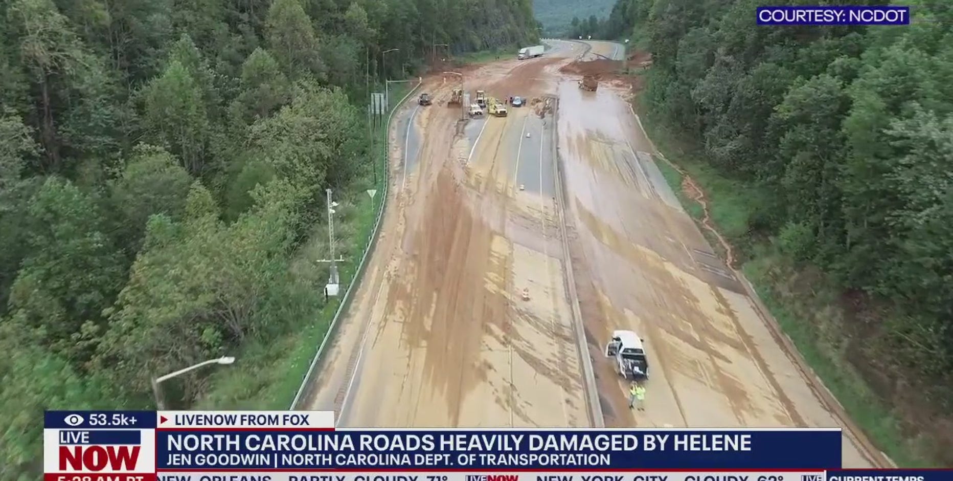 Hundreds of US troops battle devastation caused by 'biblical' Helene floods