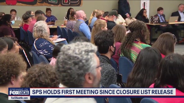 Parents fill Seattle Public Schools meeting after school closures announcement