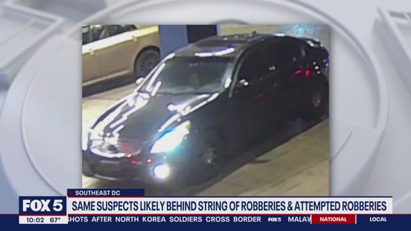 Police search for vehicle involved in Navy Yard robbery spree