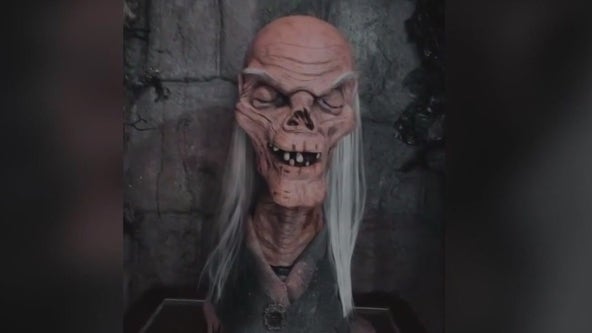 Stolen Crypt Keeper statue found